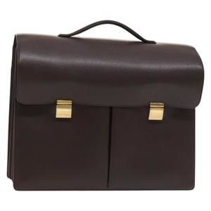 LOUIS VUITTON Taiga Serviette Kazan Business Bag Acajou M30806 LV Auth bs27259